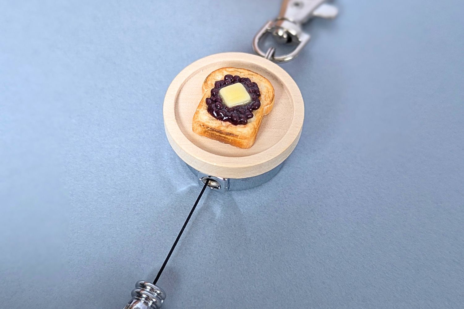 【リールキーホルダー】小倉トースト